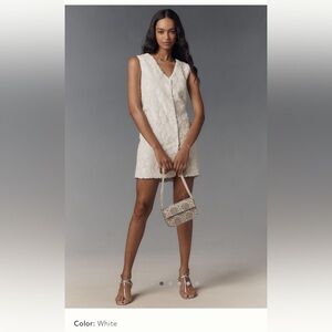 Anthropologie Sunday in Brooklyn sequin vest dress sz XS